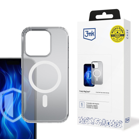 3mk ochranný kryt Frosty MagCase White pro Apple iPhone 13 Pro Max