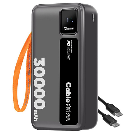 OBAL:ME CablePulse Powerbanka 30000mAh 22,5W Black