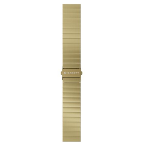 Garett univerzální řemínek 20 mm, zlatý kovový, typ Solid