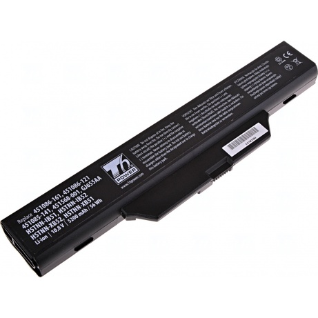 Baterie T6 Power pro HP Compaq 6530s, 6535s, 6720s, 6730s, 6735s, 6820s, 6830s, 5200mAh, 56Wh, 6cell