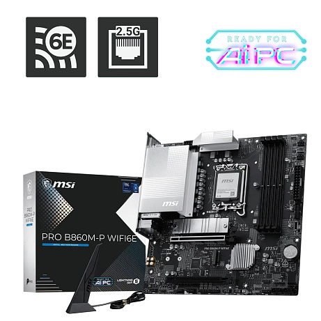 MSI PRO B860M-P WIFI6E/LGA 1851/mATX
