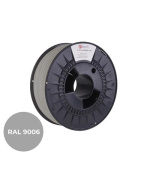 Tisková struna (filament) C-TECH PREMIUM LINE, PLA, bílý hliník, RAL9006, 1,75mm, 1kg