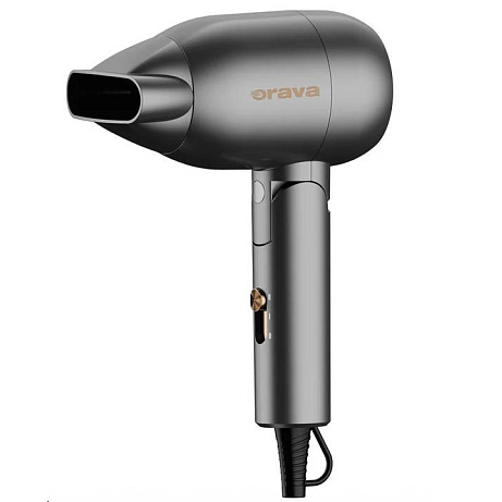 Orava HD-407 cestovní fén, 1300 W, sklápěcí rukojeť, keramická mřížka, 2 stupně výkonu