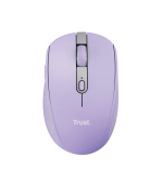 Trust Ozaa/Kancelářská/Optická/Pro praváky/3 200 DPI/USB+BT/Fialová