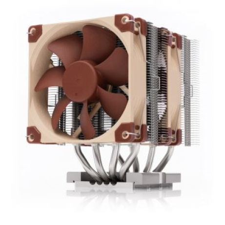 NOCTUA Chladič CPU NH-D9 DX-4677 4U, 2x 92mm, LGA4677, LGA4710, hnědá/stříbrná