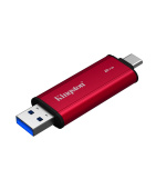 Kingston Dual Portable/2TB/SSD/Externí/Červená/5R