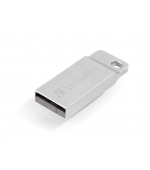 VERBATIM Flash Disk 16GB Metal Executive, USB 2.0, stříbrná