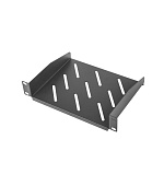 LANBERG 10" PEVNÁ POLICE 1U/254X180MM MAX. NOSNOST DO 20 KG ČERNÁ