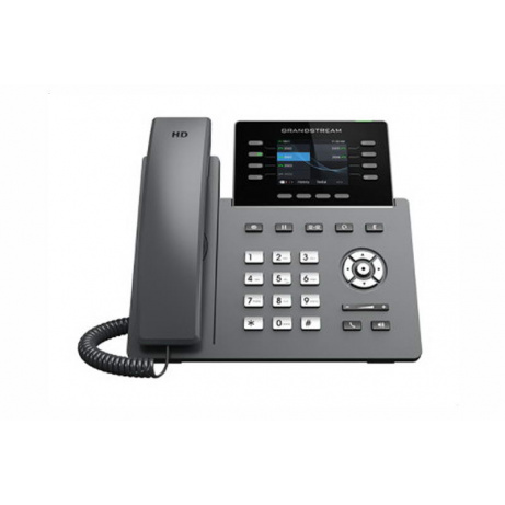 Grandstream GRP2624 SIP telefon, 2.8" TFT bar. displej, 12 SIP účty, 4 pr. tl., 2x1Gb, WiFi, BT