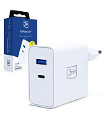3mk FlowPower 45W 1A1C PD3.0 QC4+ White