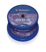 VERBATIM DVD+R(50-Pack)Spindle/General Retail/16x/4.7GB