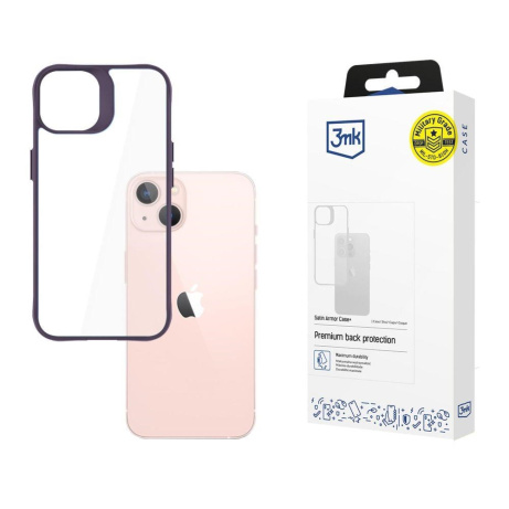 3mk ochranný kryt Satin Armor Case+ Purple pro Apple iPhone 14