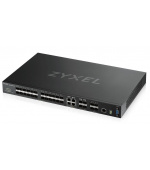 Zyxel XGS4600-32F L3 Managed Switch, 24x SFP, 4x RJ45/SFP, 4x 10G SFP+, stackable, dual PSU