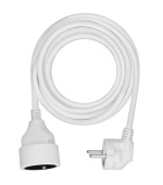 Solight prodlužovací přívod 5m, 1 zásuvka, 16A/3680W, PVC, bílý