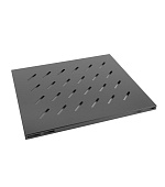 LANBERG 19" PEVNÁ POLICE 1U/465X515MM MAX. NOSNOST DO 120 KG ČERNÁ