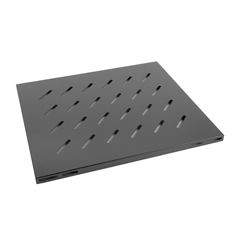 LANBERG 19" PEVNÁ POLICE 1U/465X515MM MAX. NOSNOST DO 120 KG ČERNÁ