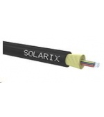DROP1000 kabel Solarix, 16vl 9/125, 3,9mm, LSOH, černý, cívka 500m SXKO-DROP-16-OS-LSOH