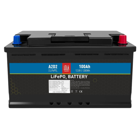 AVACOM A2D2 Baterie pro LiFePO4 12,8V 100Ah F15 SELF-HEAT Case pro autobaterii (REPT cells)