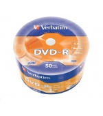 VERBATIM DVD-R (50-Pack) 16x WRAP 4.7GB MATT