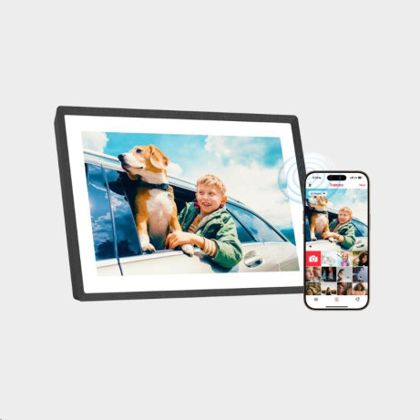 Lexar I Pexar Digital Picture Frame I 10.1-inch (Black) expandable with 32GB SD card or USB Flash