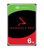 SEAGATE HDD 6TB IRONWOLF PRO (NAS), 3.5", SATAIII, 7200 RPM, Cache 256MB