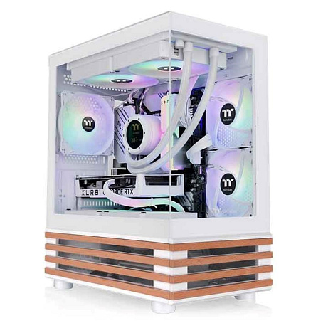 THERMALTAKE Case View 170 WS ARGB, Průhledná bočnice, bílá