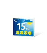 O2 Předplacená karta GO UKRAJINA 15 GB