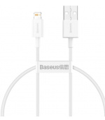 Baseus CALYS-02 Superior Fast Charging Kabel Lightning 2.4A 0.25m White