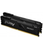 KINGSTON DIMM DDR4 32GB (Kit of 2) 3600MT/s CL18 FURY Beast Černá