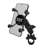 RAM sestava - malý držák X-Grip  se středním ramenem a úchytem U-Bolt na průměr 0,50 "až 1,25"