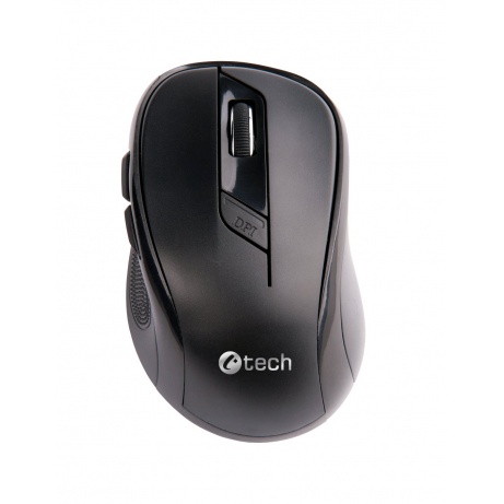 C-TECH Myš WLM-02/Ergonomická/Optická/Pro praváky/1 600 DPI/Bezdrátová USB/Černá