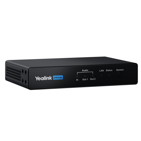 Yealink AVBridge, kompaktní audio box a extender A/V signálu, AES67 a Dante
