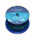 VERBATIM CD-R(50-Pack)Spindle/Extra Protection/DL/52x/700MB