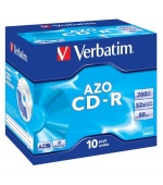 VERBATIM CD-R(10-Pack)Jewel/Crystal/52x/700MB