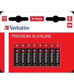 VERBATIM Alkalické baterie AAA, 8 PACK , LR03