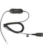 Jabra Smart Cord, QD-RJ9/10, 0,7-2m, coiled