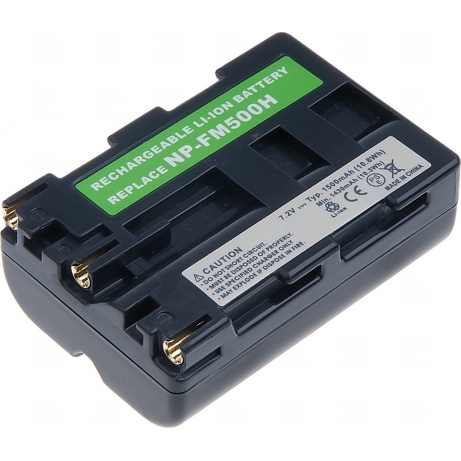 Baterie T6 Power Sony NP-FM500H, NP-FM55H, 1600mAh, 11.5Wh, šedá