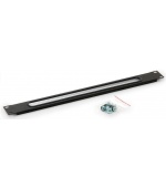 TRITON 19" průchozí panel 1U, šedý