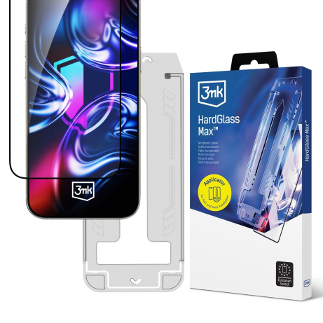 3mk tvrzené sklo HardGlass Max FrameFit pro Apple iPhone 16 Pro Max