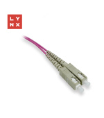 LYNX duplexní patch kabel MM, OM4, SC/SC, 50/125µm, 5m