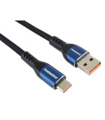 PremiumCord SuperFast 5A USB-C - USB-A 2.0, 1m