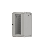 LANBERG RACKOVÁ SKŘÍŇ 10" NÁSTĚNNÁ 9U/300X300 (FLAT PACK) S PROSKLENÝMI DVEŘMI ŠEDÁ