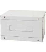19"rozvaděč jednodíl.12U/400mm FLAT-PACK plech.dv.