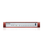 Zyxel USG FLEX 100HP, 7 Gigabit user-definable ports, 1*1G PoE+, 1*USB with 1 YR Gold Security Pack