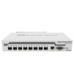 MikroTik Cloud Router Switch CRS309-1G-8S+IN, 800MHz CPU, 512MB RAM, 1xLAN, 8xSFP+ slot, vč. L5 licence