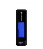 TRANSCEND Flash Disk 64GB JetFlash®760, USB 3.0 (R:80/W:25 MB/s) černá/tmavě modrá