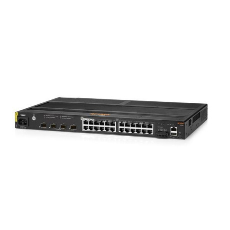 Aruba 4100i 24-port 1GbE (20-port Class 4 POE and 4-port Class 6 POE) 4-port SFP+ Switch JL818AR RENEW