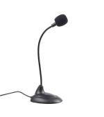GEMBIRD mikrofon na stůl MIC-205, černý