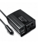 EUROCASE měnič napětí AC/DC ,12V/220V, 150W, USB, autozástrčka