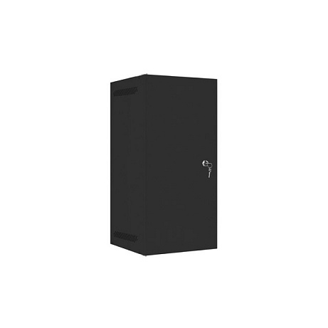 LANBERG RACKOVÁ SKŘÍŇ 10" NÁSTĚNNÁ 12U/280X310 PRO VLASTNÍ MONTÁŽ S KOVOVÝMI DVEŘMI ČERNÁ-FLAT PACK
